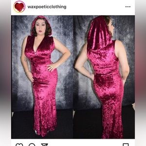 NWOT Wax Poetic Clothing Hecate Gooded Gown